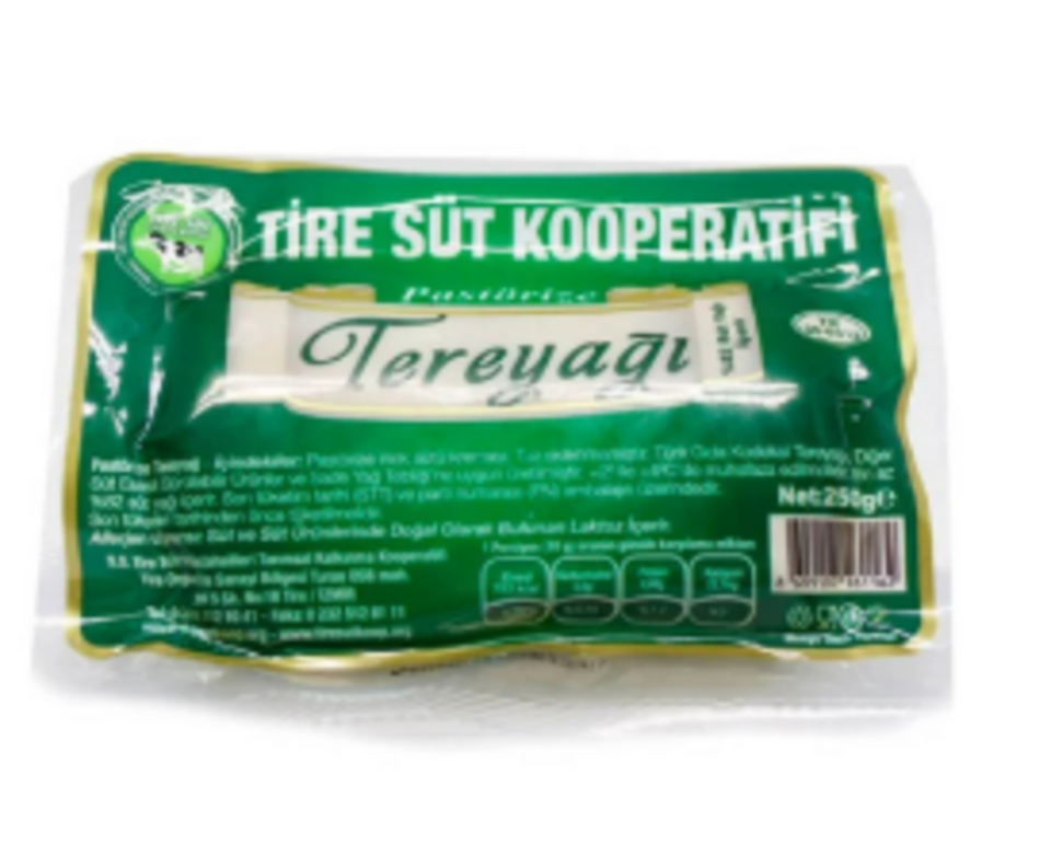 TİRE PASTÖRİZE TEREYAĞI 250 GR